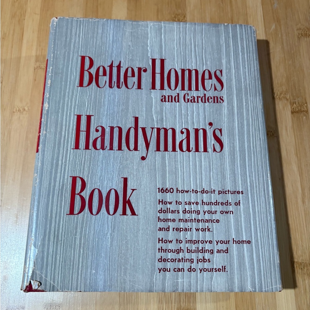 Vintage Better Homes and Gardens Handyman's Book